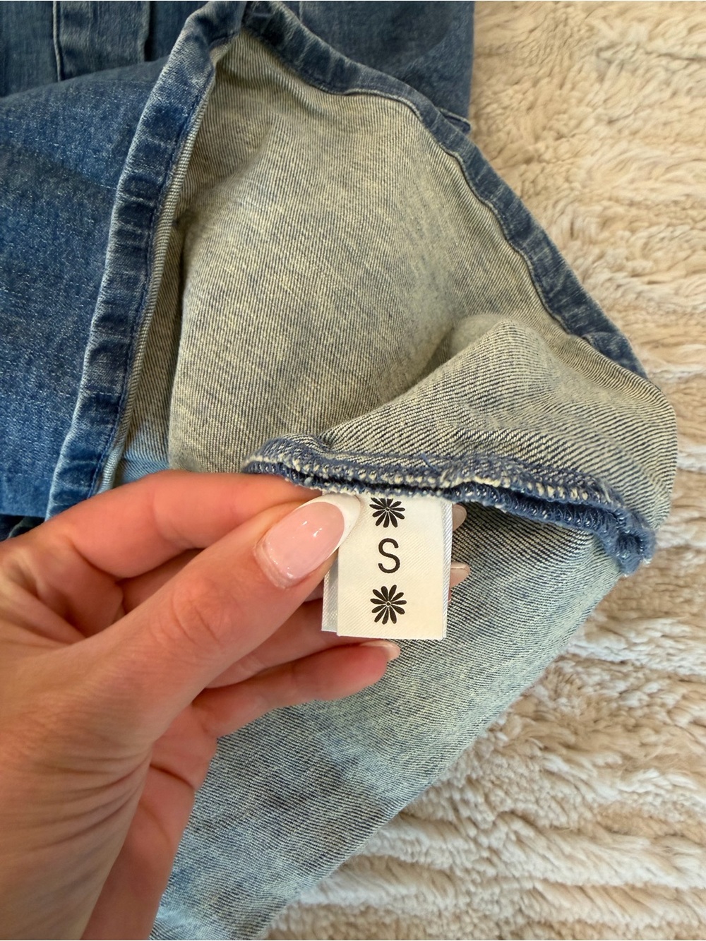 Show Me Your Mumu Button-Front Denim Mini Denim Dress - Blue - Picture 4 of 4